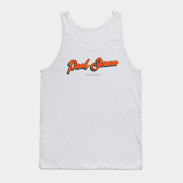 Paul Simon Tank Top by PowelCastStudio